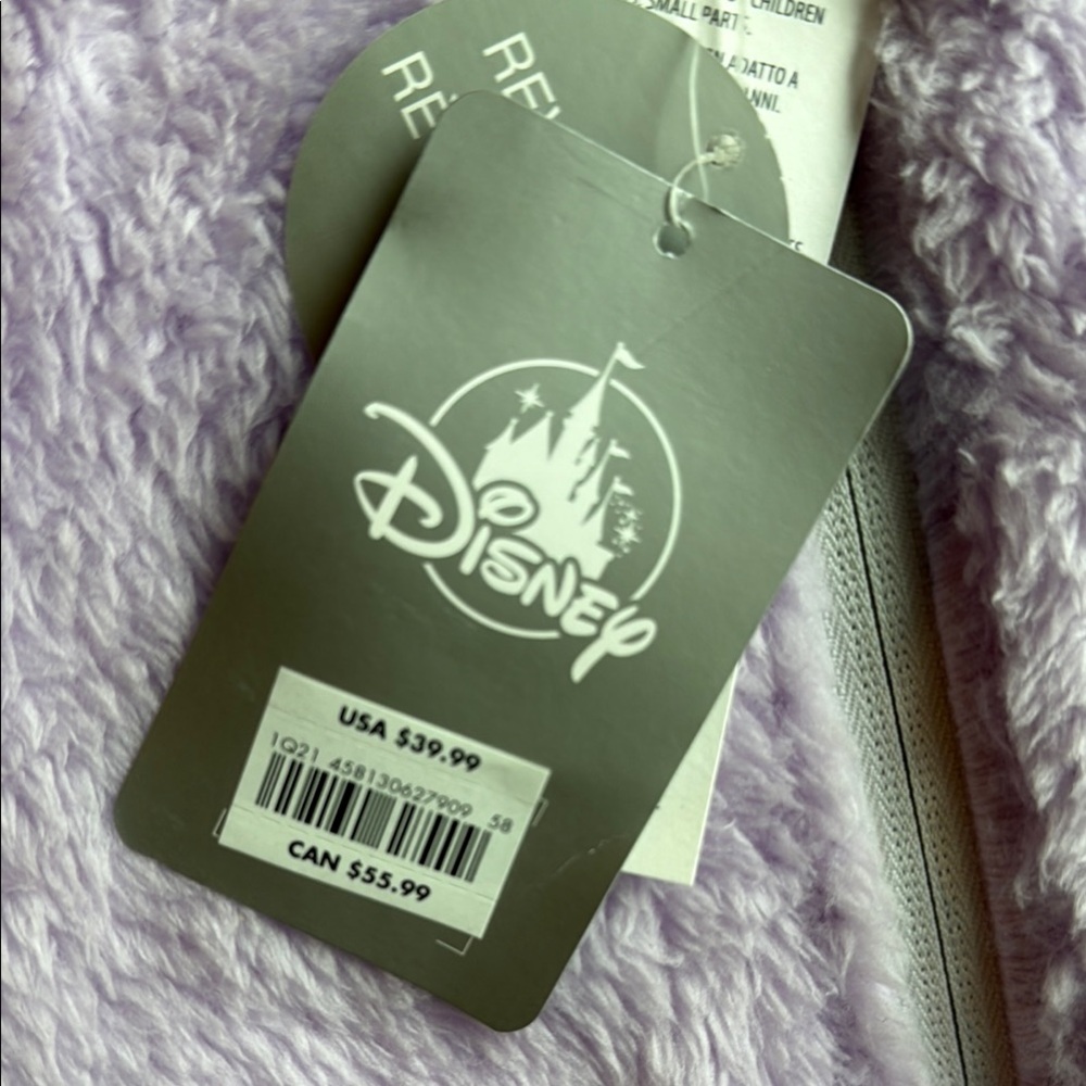 Disney Light Purple Hooded Fleece Jacket